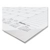 Gold Collection Monthly Desk Pad Calendar, 22 x 17, White Sheets, Black Headband, Clear Corners, 12-Month (Jan to Dec): 20244