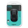 M325S Wireless Mouse, 2.4 GHz Frequency, 32.8 ft Wireless Range, Left/Right Hand Use, Black3