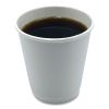 Paper Hot Cups, Double-Walled, 10 oz, White, 500/Carton2