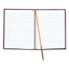 Executive Notebook with Ribbon Bookmark,1 Subject, Medium/College Rule, Grape Cover, (75) 10.75 x 8.5 Sheets2