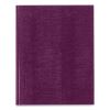 Executive Notebook with Ribbon Bookmark,1 Subject, Medium/College Rule, Grape Cover, (75) 10.75 x 8.5 Sheets3