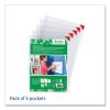 Kang Magnetic Closure Repositionable Pocket, 14 x 11, Clear Frame, 5/Pack3