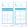 Pay-to-Punch Time Card for SB1200 Time Clock, Two Sides, 3.38 x 7.38, 100/Pack2