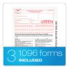 1099-NEC + 1096 Tax Form Bundle, Inkjet/Laser, Five-Part Carbonless, 8.5 x 3.67, 3 Forms/Sheet, 24 Forms Total6