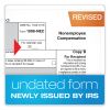 1099-NEC + 1096 Tax Form Kit with e-File Code, Inkjet/Laser, Five-Part Carbonless, 8.5 x 3.67, 3 Forms/Sheet, 50 Forms Total3