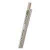 Renewable and Compostable PHA Straws, 7.75", Natural White, 2,000/Carton3