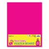 Premium Coated Poster Board, 11 x 14, Assorted Neon Colors, 5/Pack2