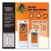 Hot Glue Sticks, 0.43" dia x 4", Dries Clear, 45/Pack4