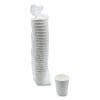 Paper Hot Cups, Double-Walled, 10 oz, White, 25/Pack2