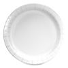 Paper Dinnerware, Plate, 6", White, 1,000/Carton5