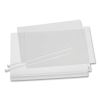 Water Resistant Sign Holder Pockets with Cable Ties, 8.5 x 11, Clear Frame, 5/Pack4
