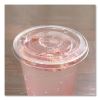 PET Lids, Flat with Straw Slot, Fits 12 oz to 24 oz Cold Cups, Clear, 1,000/Carton3