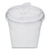 PET Lids, Strawless Sipper, Fits 12 oz to 24 oz Cold Cups, Clear, 1,000/Carton3