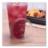 PET Lids, Strawless Sipper, Fits 12 oz to 24 oz Cold Cups, Clear, 1,000/Carton4