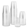 PET Plastic Cups, 8 oz, Clear, 1,000/Carton3