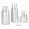 PET Plastic Cups, 9 oz, Clear, 1,000/Carton3