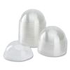 PET Lids, Fits 12 oz to 24 oz Cold Cups, No Hole Dome Lid,,Clear, 1,000/Carton4