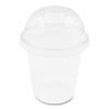 PET Lids, Fits 8 oz to 10 oz Cold Cups, Dome Lid, Clear, 1,000/Carton4