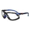 Solus 1000 Series Safety Glasses, Black/Blue Plastic Frame, Clear Polycarbonate Lens2