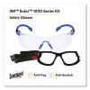 Solus 1000 Series Safety Glasses, Black/Blue Plastic Frame, Clear Polycarbonate Lens4