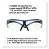 SecureFit Protective Eyewear, 200 Series, Blue/Gray Plastic Frame, Clear Polycarbonate Lens2