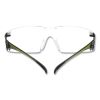 SecureFIt Protective Eyewear, 400 Series, Green Plastic Frame, Clear Polycarbonate Lens3