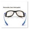 CCS Protective Eyewear with Foam Gasket, +1.5 Diopter Strength, Blue Plastic Frame, Clear Polycarbonate Lens3