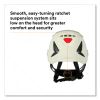 SecureFit X5000 Series Safety Helmet, Vented, 6-Point Pressure Diffusion Ratchet Suspension, White4