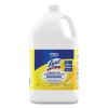 Disinfectant Deodorizing Cleaner Concentrate, Lemon Scent, 128 oz Bottle, 4/Carton4