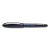 One Business Rollerball Pen, Stick, Fine 0.6 mm, Black Ink, Dark Blue/Black Barrel, 10/Box4