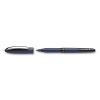 One Business Rollerball Pen, Stick, Fine 0.6 mm, Black Ink, Dark Blue/Black Barrel, 10/Box6