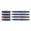 One Business Rollerball Pen, Stick, Fine 0.6 mm, Assorted Ink and Barrel Colors, 4/Pack2