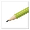 Wopex Extruded Pencil, HB (#2), Black Lead, Green Barrel, 10/Pack4