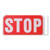 Handheld Stop Sign, 18" Red/White Face, White Graphics2