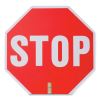 Handheld Stop Sign, 18" Red/White Face, White Graphics4