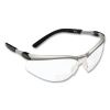 BX Molded-In Diopter Safety Glasses, +2.0 Diopter Strength, Black/Silver Plastic Frame, Clear Polycarbonate Lens3