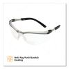 BX Molded-In Diopter Safety Glasses, +2.5 Diopter Strength, Black/Silver Plastic Frame, Clear Polycarbonate Lens3