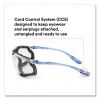 CCS Protective Eyewear with Foam Gasket, Blue Plastic Frame, Clear Polycarbonate Lens3