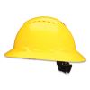 SecureFit H-Series Hard Hats, H-800 Vented Hat with UV Indicator, 4-Point Pressure Diffusion Ratchet Suspension, Yellow2