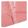 U ECO Poly Two-Pocket Folders, Three-Hole Punched, Poly/Wheat Straw, 11 x 8.5, Assorted,12/Pack3