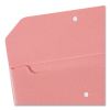 U ECO Document Holder, 0.59" Expansion, 1 Section, Snap Button Closure, Letter Size, Assorted Colors, 10/Pack5