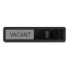 Vacant/In Use Sign, In-Use; Vacant, 2.5 x 10.5, Black/Silver2