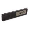 Vacant/In Use Sign, In-Use; Vacant, 2.5 x 10.5, Black/Silver3