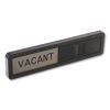 Vacant/In Use Sign, In-Use; Vacant, 2.5 x 10.5, Black/Silver5