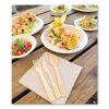 Bamboo Cutlery, Knife/Fork/Spoon/Napkin, 6.7", Natural, 250/Carton4