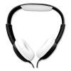 Cheer Wired Headphones, Black/White3