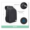 Re:Define Laptop Backpack, 15.6”, 12.25 x 5.75 x 18.75, Black2