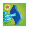 Non-Scratch Multi-Purpose Scrub Sponge, 4.4 x 2.6, 0.8" Thick, Blue, 9/Pack4