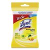 Disinfecting Wipes Flatpacks, 1-Ply, 6.69 x 7.87, Lemon and Lime Blossom, White, 15 Wipes/Flat Pack, 24 Flat Packs/Carton2