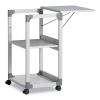 3-Tier Multimedia Trolley for Projectors, Metal, 3 Shelves, 20 x 17 x 34.75, Gray5